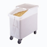 Cambro, Ingredient Bin, Mobile, 27 gallon Capacity, White w/Clear Cover