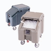 Cambro, Slant Top Ice Caddy, Mobile, 28 3/4" H, 100 lb capacity, 2 Swivel Casters, Slate Blue