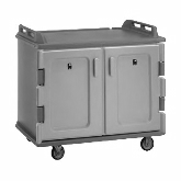 Cambro, Meal Delivery Cart, Granite Sand, Low Profile, 2 Doors, 2 Compartments