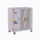 Cambro Meal Delivery Cart, Tall Profile, 3 Doors, 3 Compartments