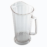 Cambro, Camwear Pitcher, 64 oz, 7 5/16" dia. x 9 1/4"H, Clear, Polycarbonate