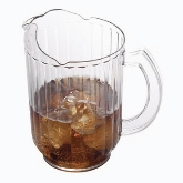 Cambro, Camwear Pitcher, 60 oz, 7 3/8" dia. x 7 7/8"H, Clear, Polycarbonate