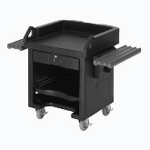 Cambro, Versa Cash Register Cart, Kentucky Green, Adjust. Shelf and Rails, 6" Heavy Duty Swivel Casters