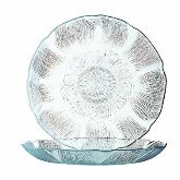 Arcoroc Fleur 9" dia. Glass Dinner Plate by Arc Cardinal