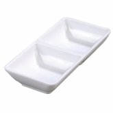 Carlisle, Double Ramekin, White, Melamine, 2 oz