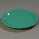 Carlisle, Narrow Rim Dinner Plate, Durus, Green, 9" dia.