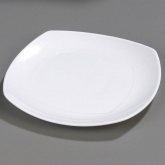 Carlisle, Dinner Plate, Square, Melamine, White, 11 1/2"