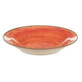 Carlisle, Rimmed Soup Bowl, 18.50 oz, Fireball, Mingle, Melamine