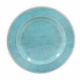 Carlisle, Dinner Plate, 9" dia., Aqua, Grove, Melamine