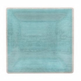 Carlisle, Square Plate, 10 1/2" x 10 1/2", Aqua, Grove, Melamine