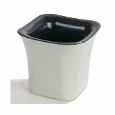 Carlisle, Square Coldcrock, 2 qt, Black / Pewter, Coldmaster, Plastic