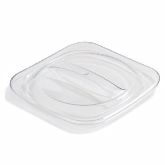 Carlisle, Square Coldcrock Lid, Solid, 7 1/2" x 7 1/2", Coldmaster, Clear