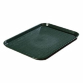 Carlisle Cafe Tray, Rectangular, 18" x 14", Forest Green