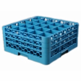 Carlisle, OptiClean Dishwasher Glass Rack, Blue, 25 Compart. w/3 Extenders