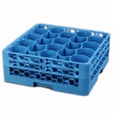Carlisle, OptiClean Newave Dishwasher Glass Rack, Blue, 20 Compart. w/2 Extenders
