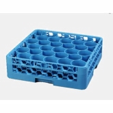 Carlisle, OptiClean Newave Dishwasher Glass Rack, Blue, 30 Compart., w/4 Extenders