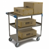 Carlisle, Utility Cart, 500 lb Capacity, 18/10 S/S, 35" x 21" x 36"