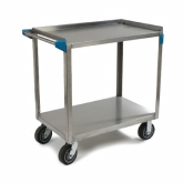 Carlisle, 3 Shelf Utility Cart, 700 lb Capacity, 18/10 S/S, 33" x 21" x 36"