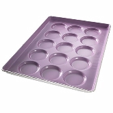 Chicago Metallic, Hamburger Bun Pan, 22 Gauge, Purple, Allergen Safe