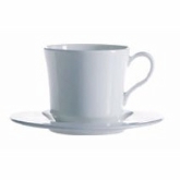 Arcoroc Infinity 6" dia. Double Well Saucer by Arc Cardinal