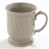 Dinex, Pedestal Base Mug, Turnbury, Latte, 8 oz