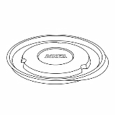 Dinex, Disposable Lid, Translucent, fits 9 oz Bowl, 1,000 per case