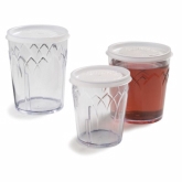 Dinex, Lid w/Straw Slot, Translucent, Fits 9 & 12 oz Fenwick Tumbler, 1000 per case