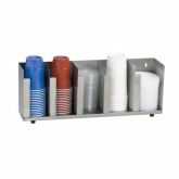 Dispense-Rite Lid/Cup Organizer, Adjustable, 5 Sections
