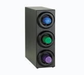 Dispense-Rite, Countertop Cup Dispensing Cabinet, Black Polystyrene