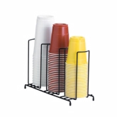 Dispense-Rite Lid/Cup Organizer, Wire Rack, 3 Sections