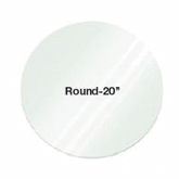 Eastern Tabletop, Circle Shelf, Acrylic, 20" dia.