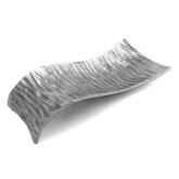 Elite Global, Rectangular Wave Dish, Savanna, Cast Aluminum, 17 1/2" x 7"