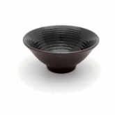 Elite Global, Bowl, Pebble Creek, Black, Melamine, 14 oz