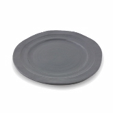 Elite Global, Plate, 10" dia., Gray, Della Terra, Melamine