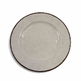 Elite Global, Plate, 10 1/2" dia., Vanilla, Vintage California, Mojave