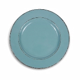 Elite Global, Plate, 10 1/2" dia., Cameo Blue, Trestles, Melamine