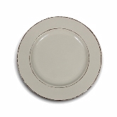 Elite Global, Plate, 10 1/2" dia., Vanilla, Trestles, Melamine