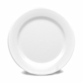 Elite Global, Plate, Merced, White, Wide Rim, Melamine, 10 3/4"