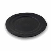 Elite Global, Plate, 11 3/4" dia., Black, Della Terra, Melamine