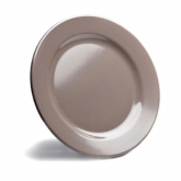 Elite Global, Plate, Urban Naturals, Mushroom, Wide Rim, Melamine, 11 3/4" dia.