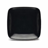 Elite Global, Coupe Plate, Radius, Black, Melamine, Square, 11 3/8" x 1"