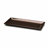 Elite Global, Platter, Squared, Aubergine, Melamine, 12" x 5 1/2" x 3/4"