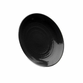 Elite Global, Coupe Plate, Pebble Creek, Black, Melamine, 8 1/4" x 1"