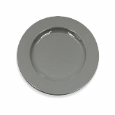 Elite Global, Plate, 8 1/2" dia., Gray, Cottage, Vintage California, Melamine