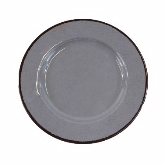 Elite Global, Plate, 8 1/2" dia., Gray, Vintage California, Mojave