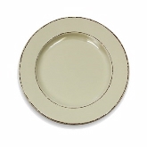 Elite Global, Plate, 8 1/2" dia., Vanilla, Trestles, Melamine