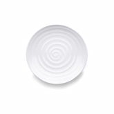 Elite Global, Coupe Plate, Galaxy, White, Melamine, 8 3/4" x 1"