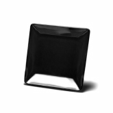 Elite Global, Coupe Plate, Squared, Black, Melamine, 9" x 1"