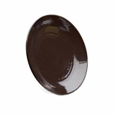 Elite Global, Coupe Plate, Pebble Creek, Aubergine, Melamine, 9" x 1"