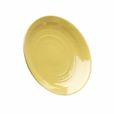 Elite Global, Coupe Plate, Pebble Creek, Olive Oil, Melamine, 9" x 1"